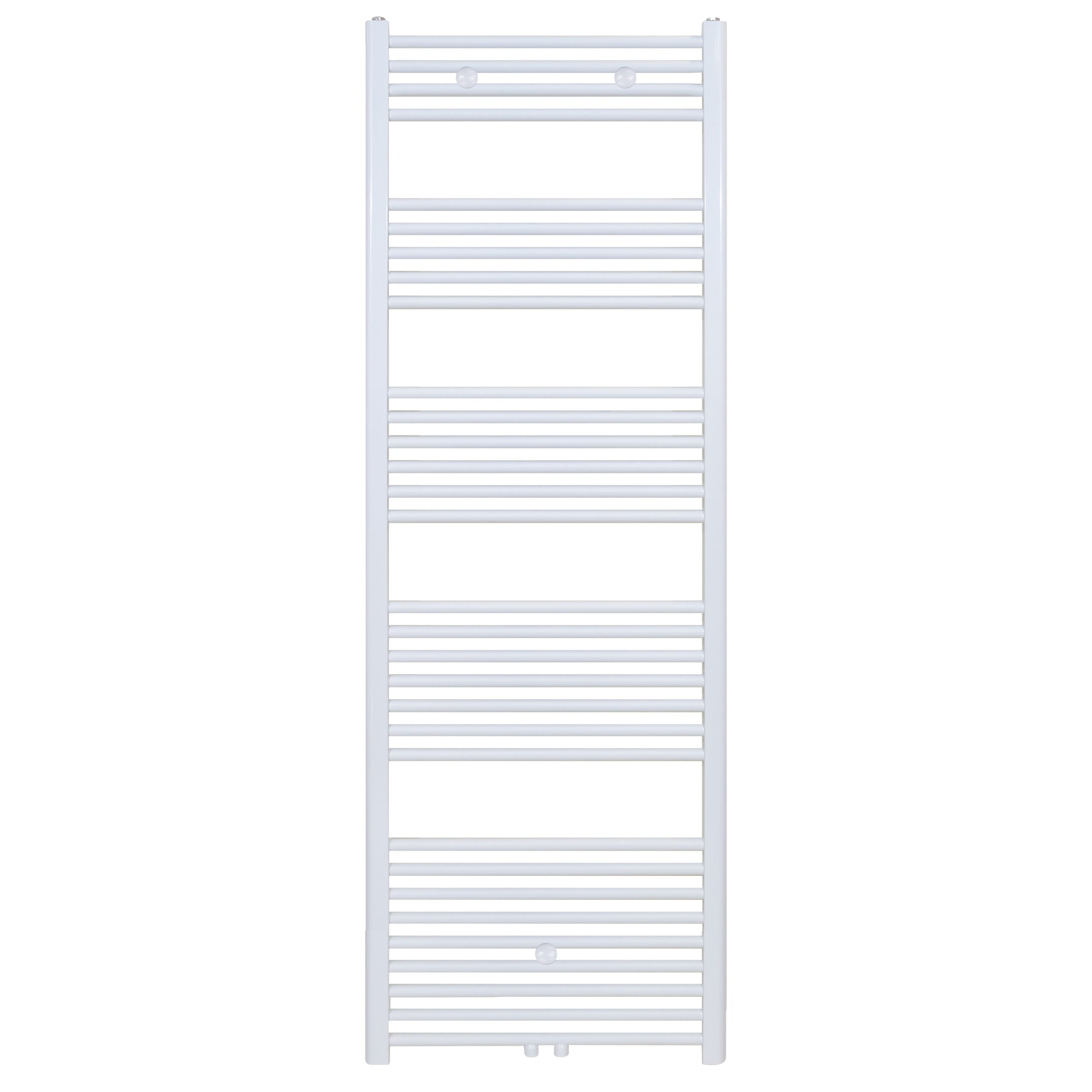 Belrad handdoekdroger - links-rechts/middenaansluiting - 821 watt - 1800x500cm - glanzend wit
