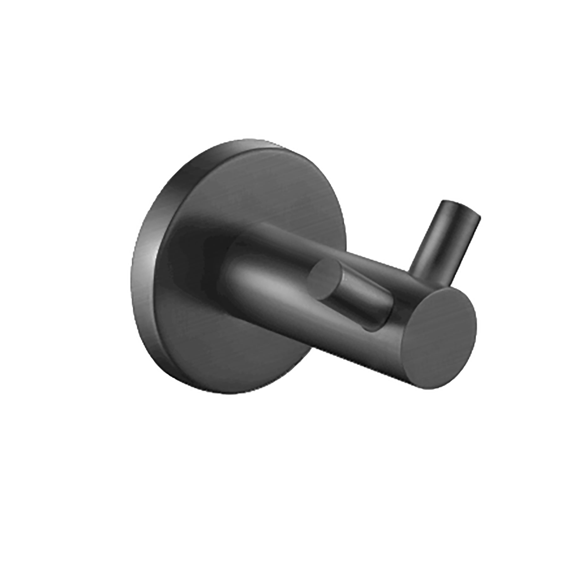 Aloni muurhaak dubbel - gunmetal
