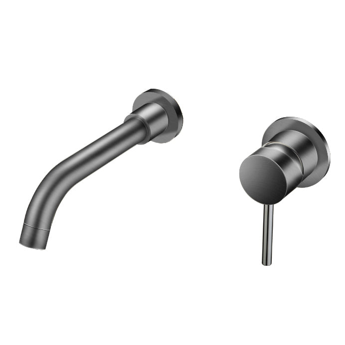 Aloni inbouw wastafelmengkraan - gunmetal grijs