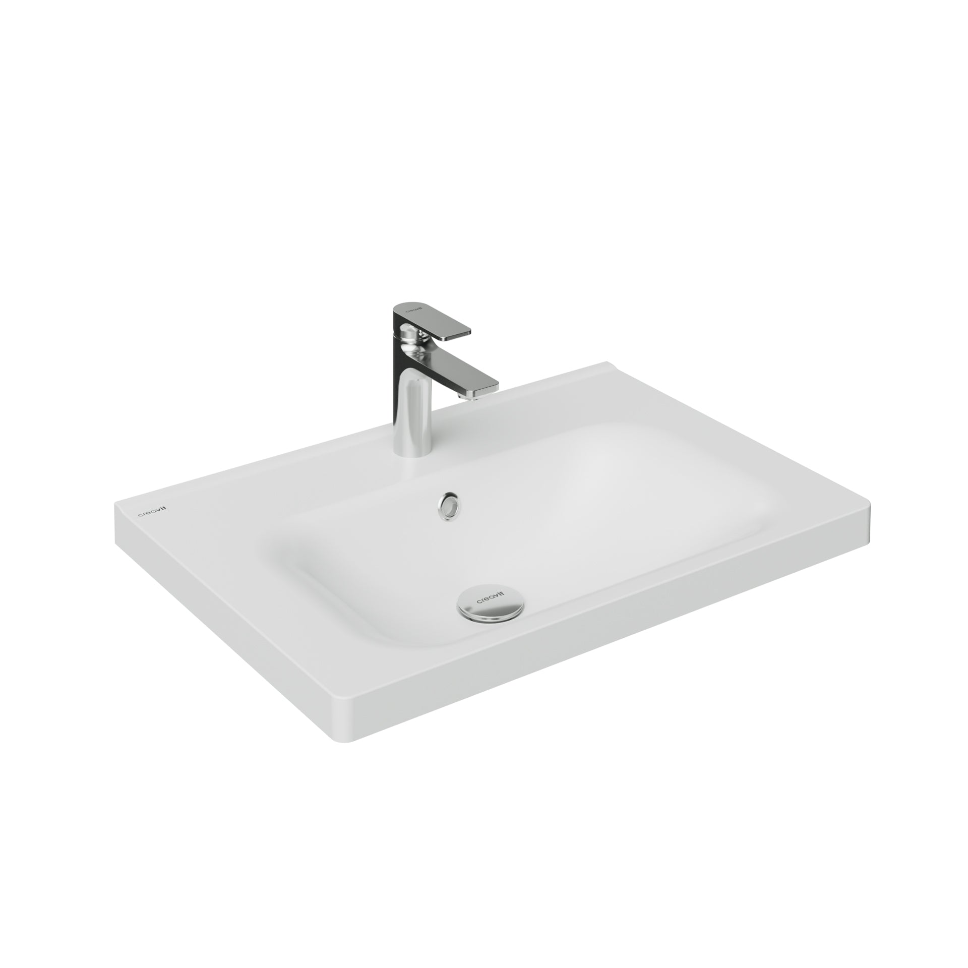 Creavit eksen wastafel 65 cm