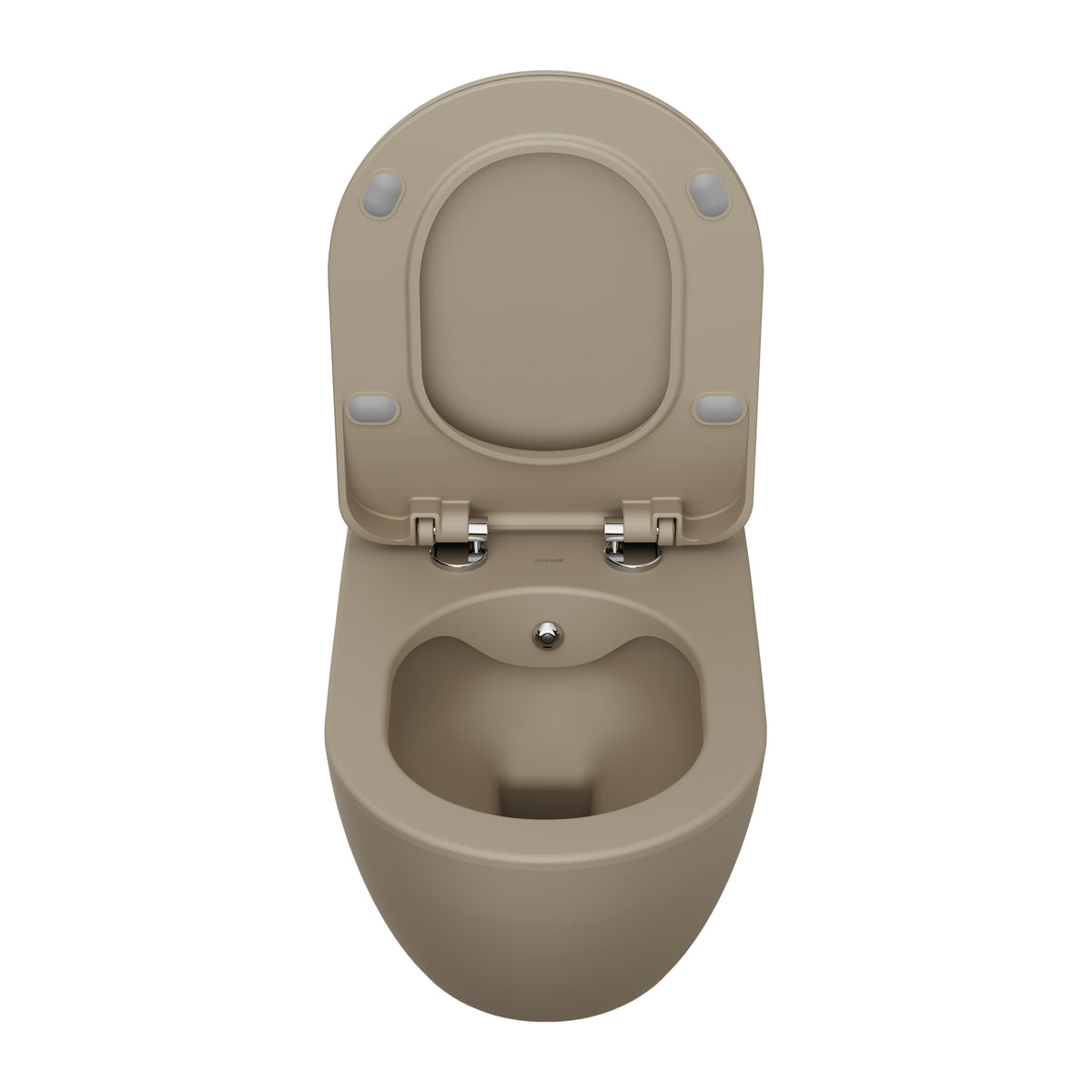 Creavit Rimoff ophang wc met rvs sproeier (bidet) - mat cappuccino
