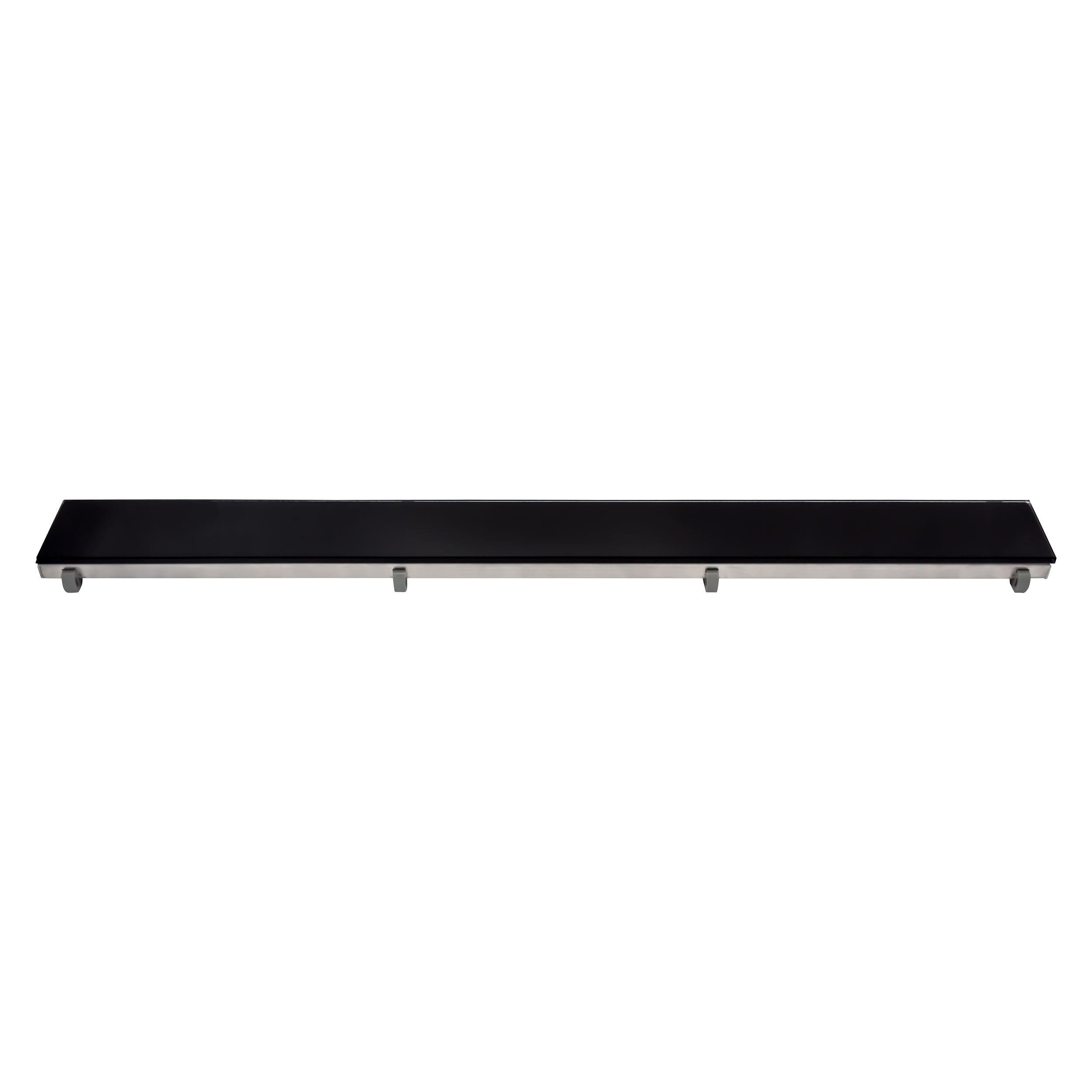 Aloni glasrooster douchegoot zwart 90cm