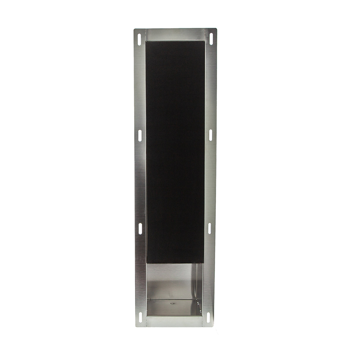 Aloni reserverolhouder - inbouw - exclusief inzetstuk 660x140x120mm - geborsteld rvs