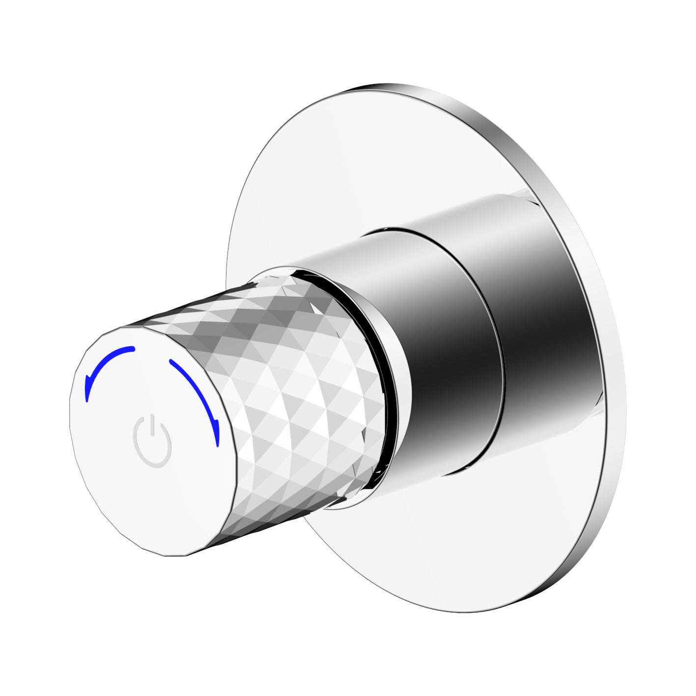 Aloni flow bidetkraan - drukknop - koud water - inbouw - chroom
