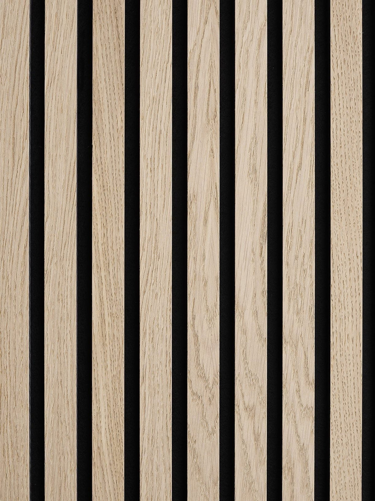 Isodeco Akoestisch Paneel Hout Naturel Eiken met Zwart Vilt