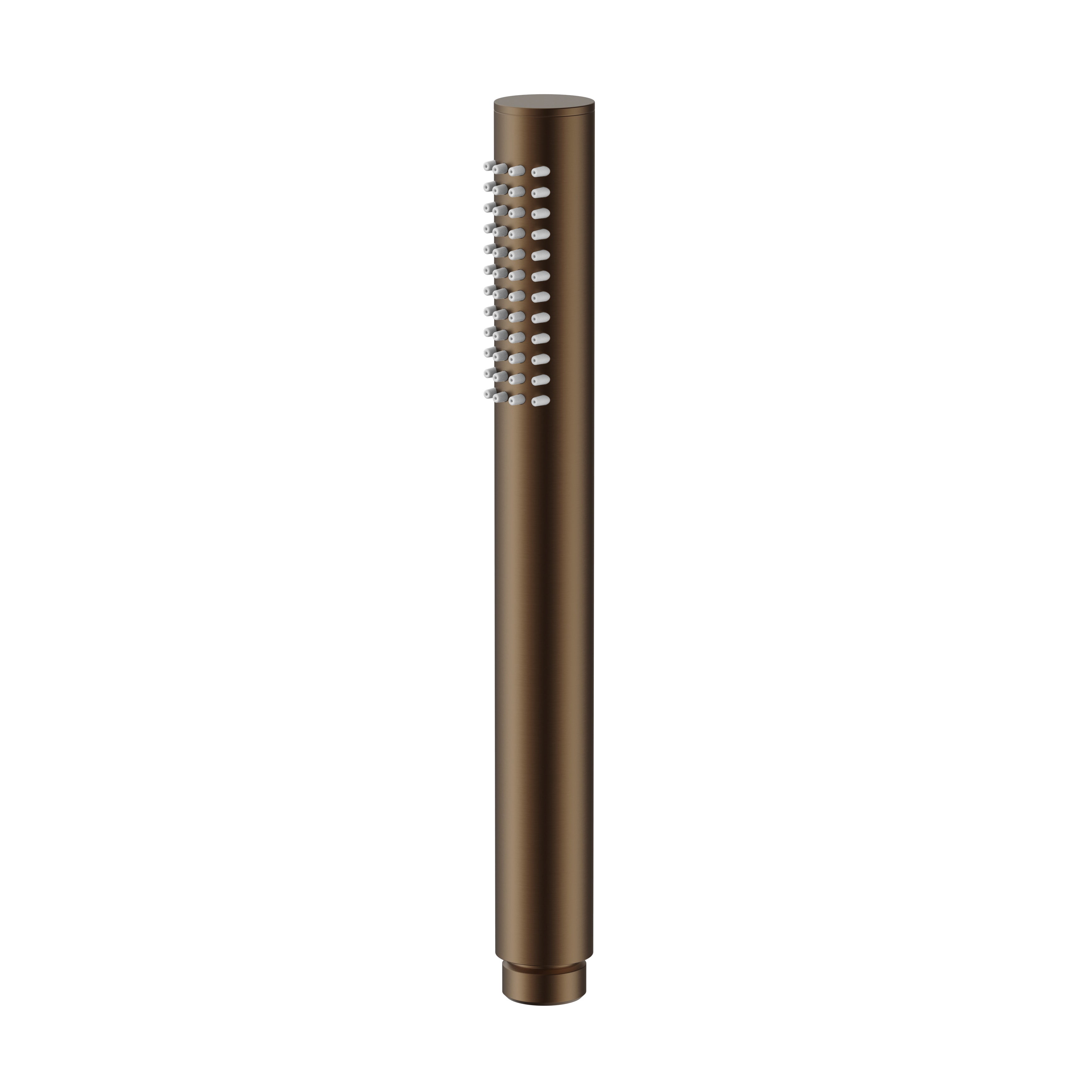 Uniforma handouche - rond - 1 stand - rvs - 21 cm - bruin brons (pvd)