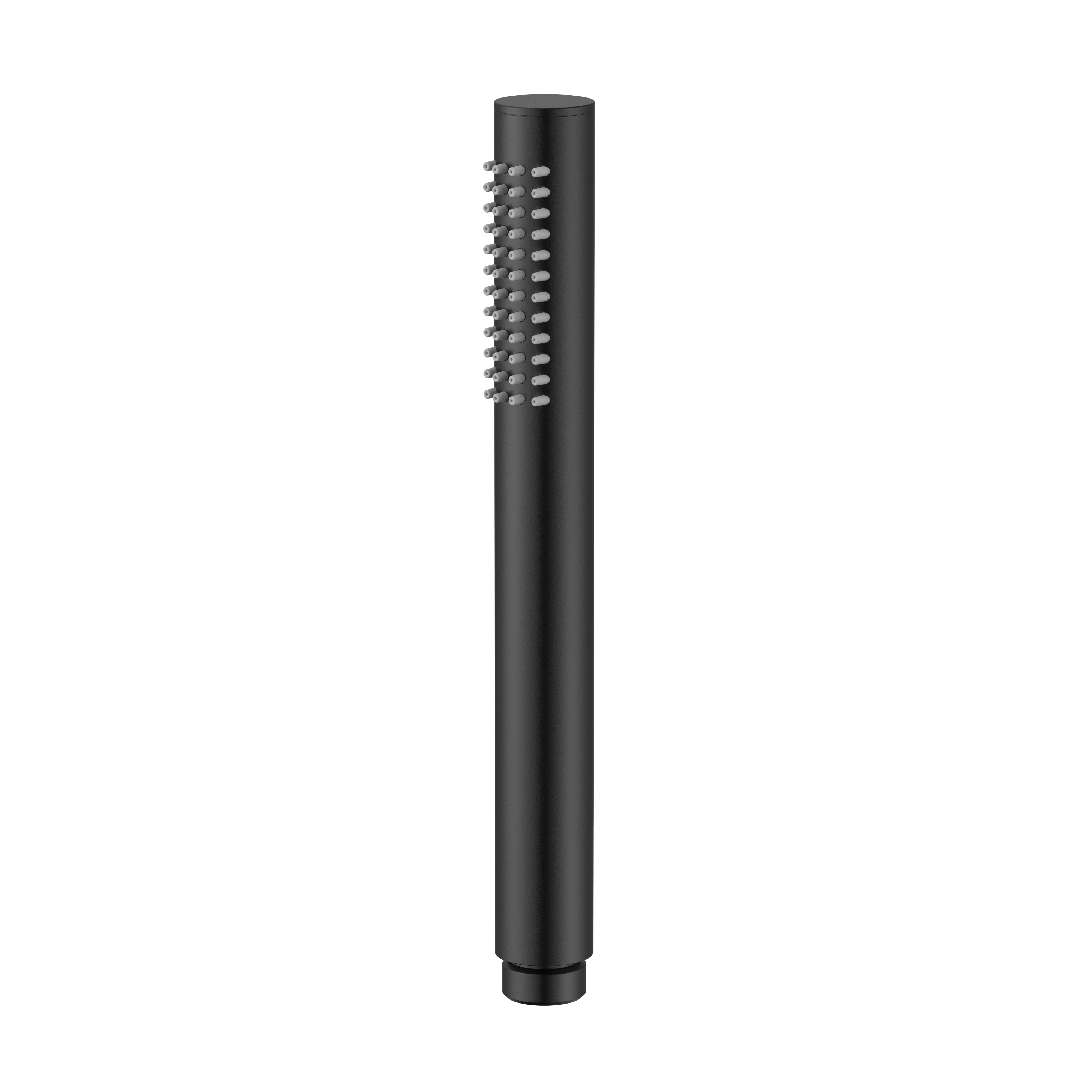 Uniforma handouche - rond - 1 stand - rvs - 21 cm - mat zwart (pvd)