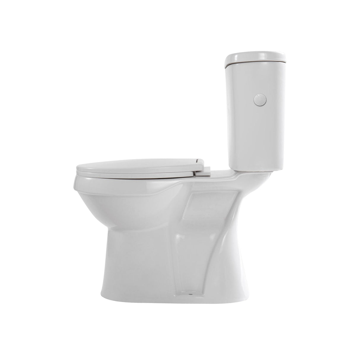 Aloni pro5026 duoblok - staand toilet met bidet - randloos - s-trap - vloeruitlaat - met reservoir - met spoelmechanisme - du