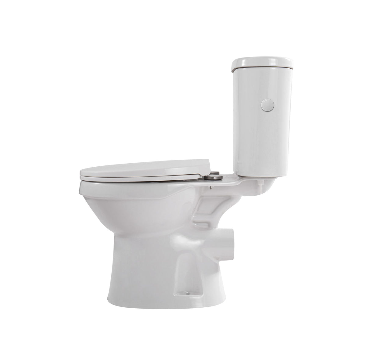 Aloni pro5027 duoblok - staand toilet met bidet - randloos - p-trap - muuruitlaat - met reservoir - met spoelmechanisme - dub