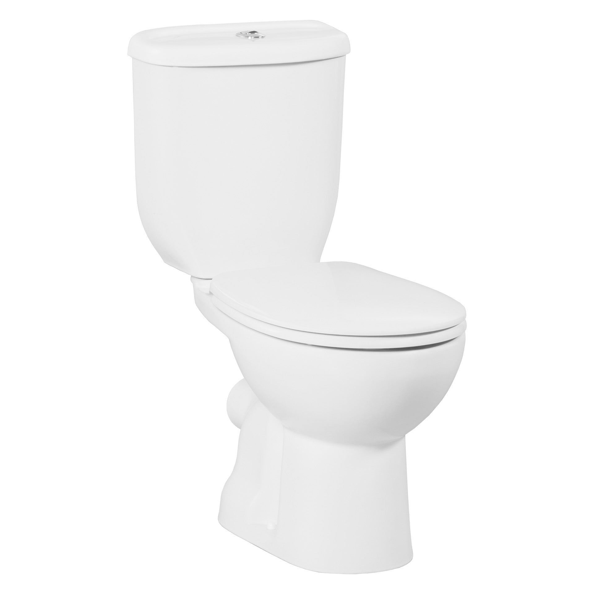 Sedef staande wc onderpot wit, met sproeier (bidet), p-trap