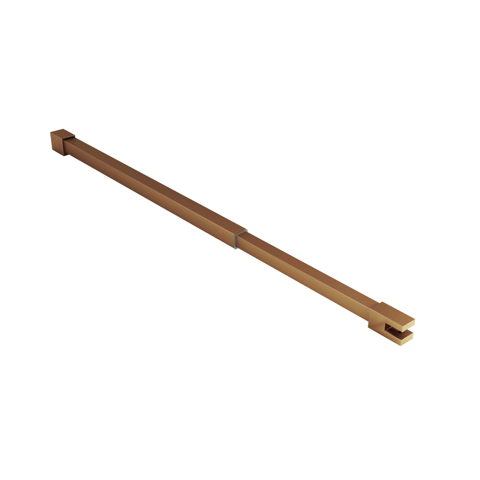 Aloni plafondsteun - verstelbaar - 43-80 cm - geborsteld koper