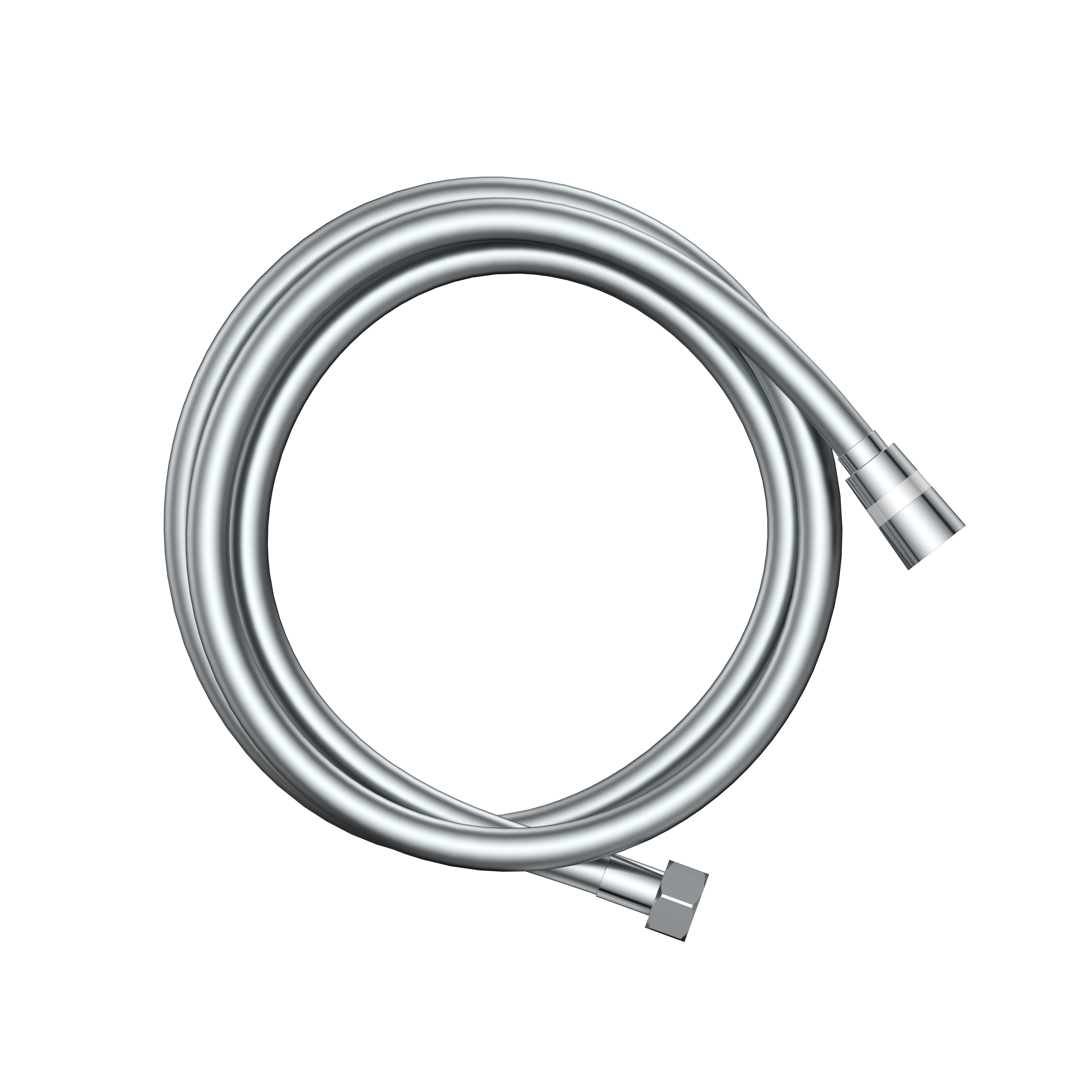 Aloni aquaflex doucheslang - anti twist - kunststof - 150 cm - chroom