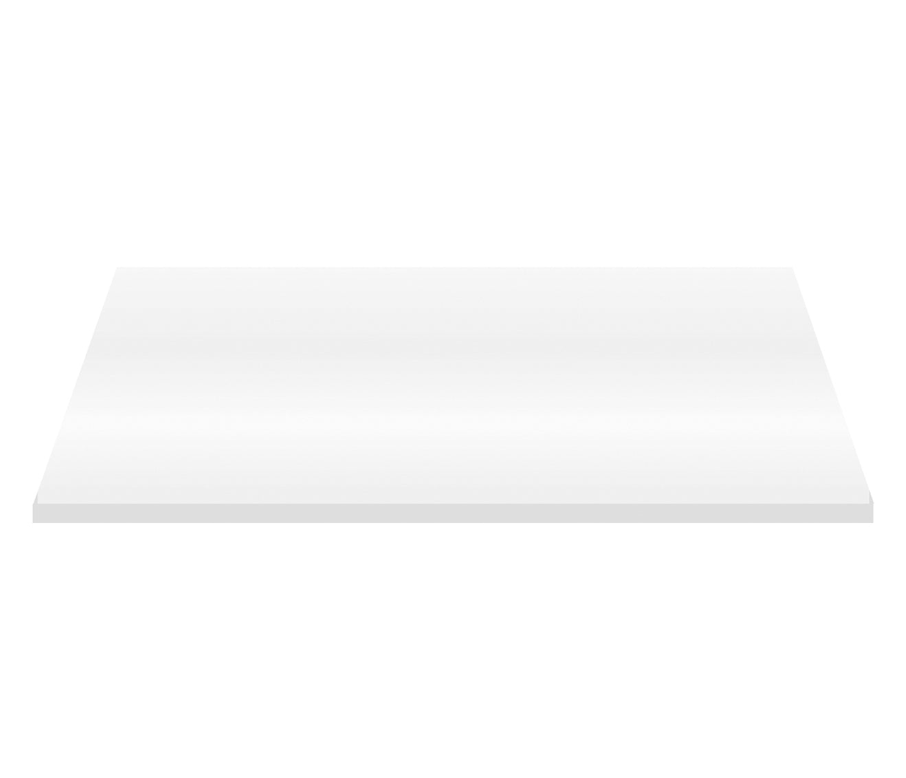 Aloni wastafelbladen mdf (96.4x45.5x2.6 cm) - glanzend wit