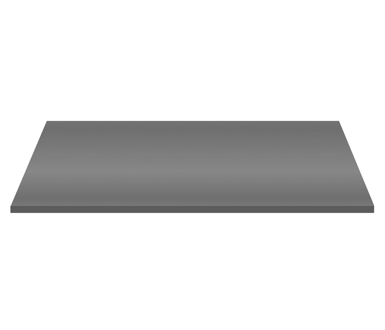 Aloni wastafelbladen mdf (152.4x45.5x2.6 cm) - glanzend grijs