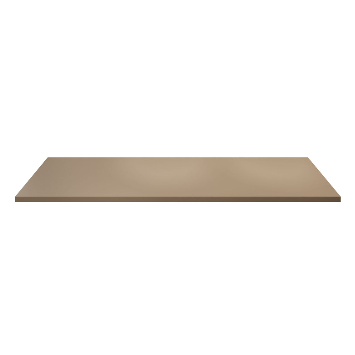 Aloni wastafelblad - zonder kraan-en afvoergat - MDF - 152,4 x 2,5 x 45,5 cm - zand