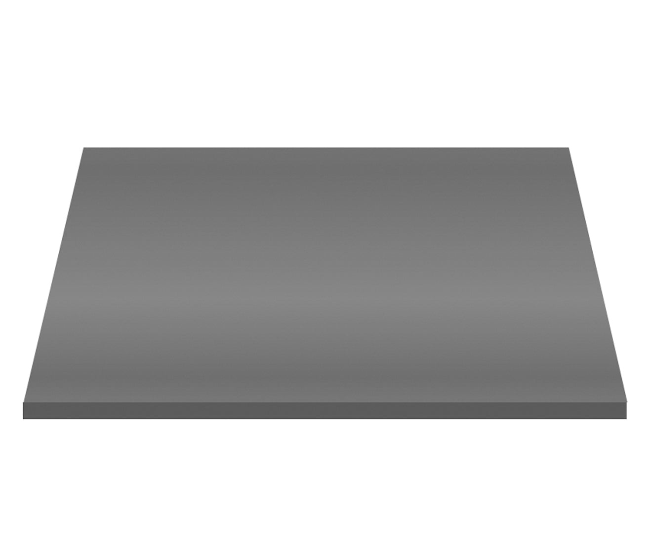 Aloni wastafelbladen mdf (56.4x45.5x2.6 cm) - glanzend grijs