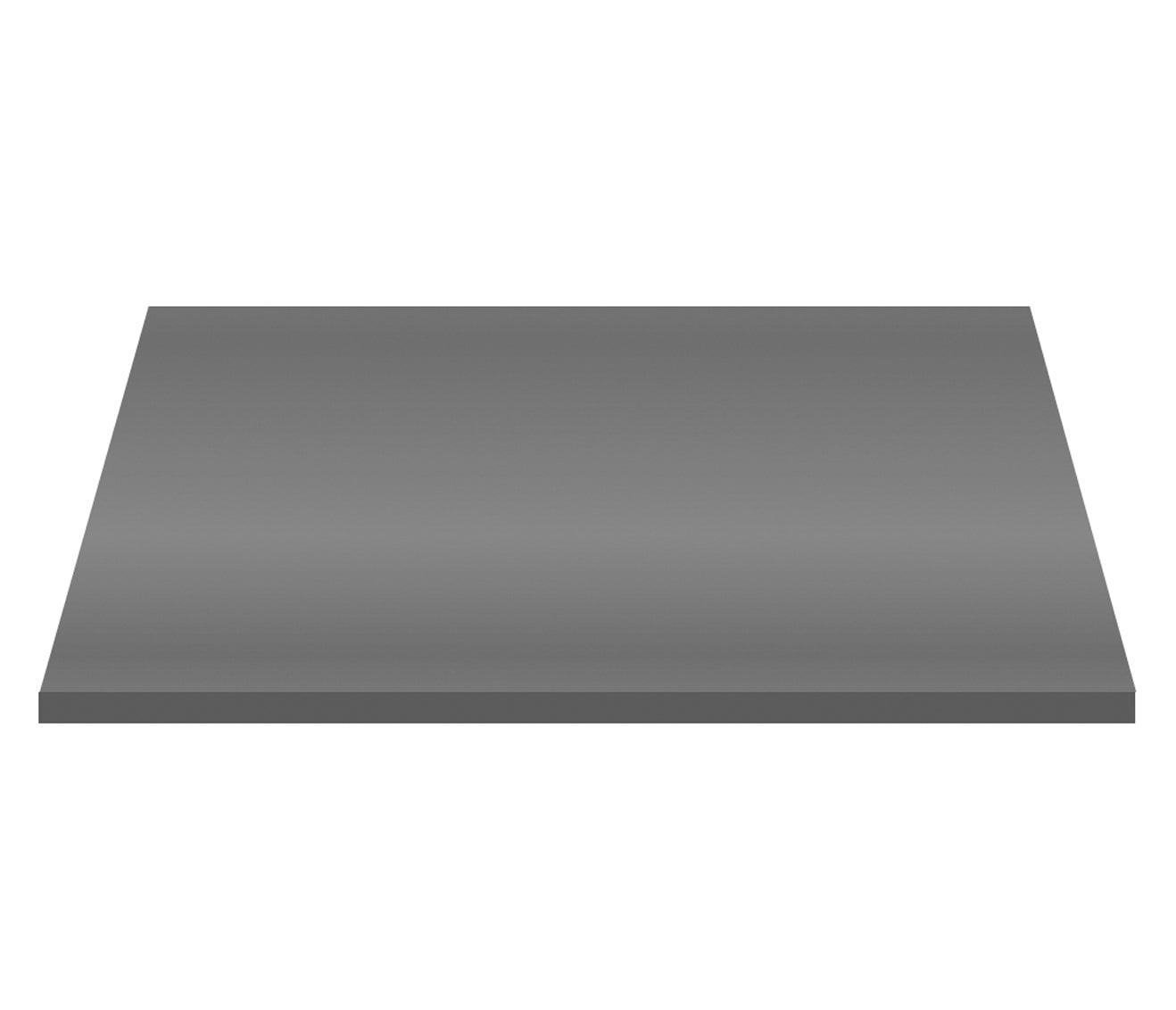 Aloni wastafelbladen mdf (76.4x45.5x2.6 cm) - glanzend grijs
