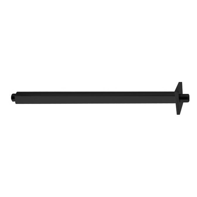 Aloni rainshower plafondarm - vierkant - 32 cm - mat zwart