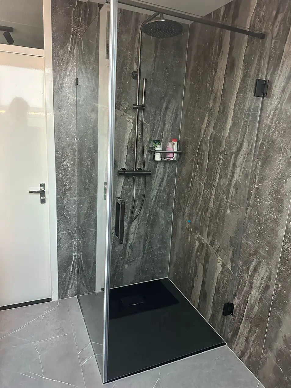 Isodeco SPC Plaat Wandpaneel Geminis Granite Mat Verweerd Grijs