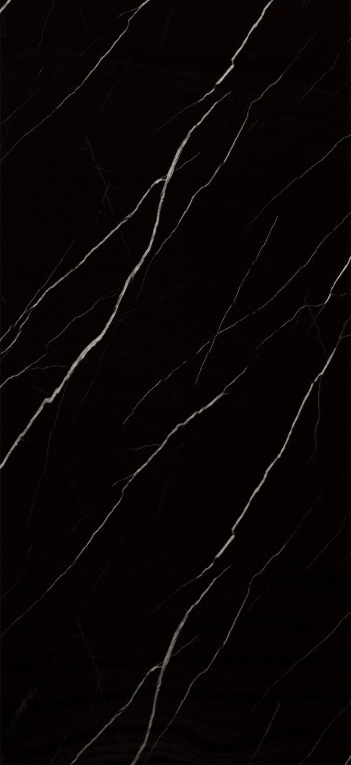 Isodeco PVC Marmer Plaat Hoogglans Flexibel Carrara Nero Marquina Zwart Wit