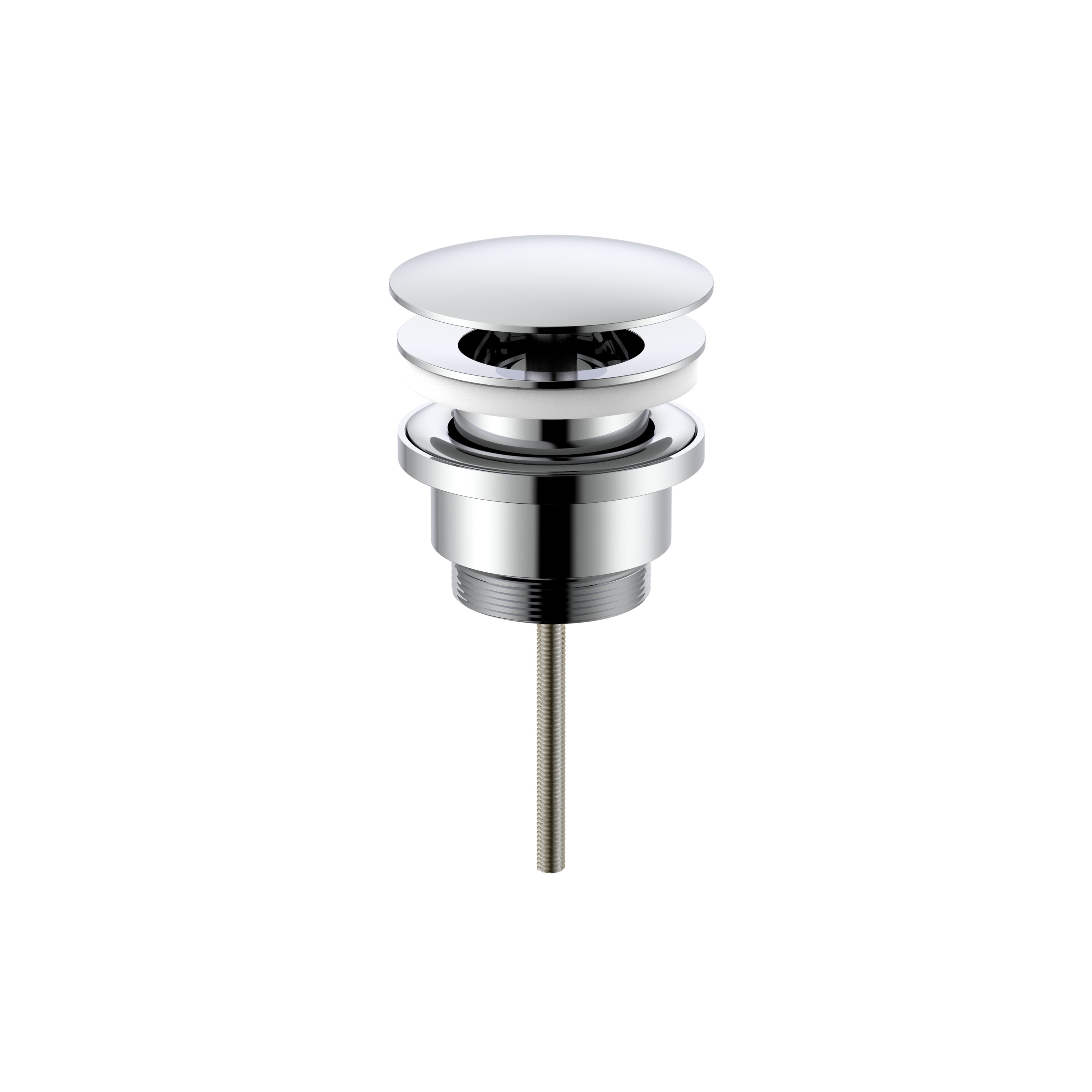 Uniforma afvoerplug - altijd open - chroom