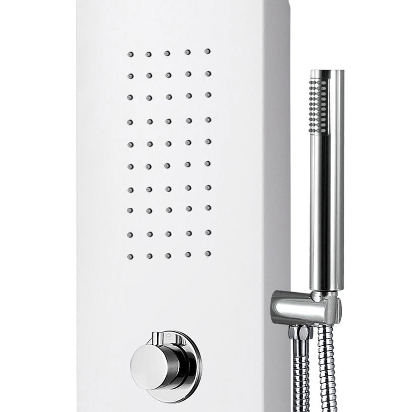 Aloni thermostatische douchepaneel wit