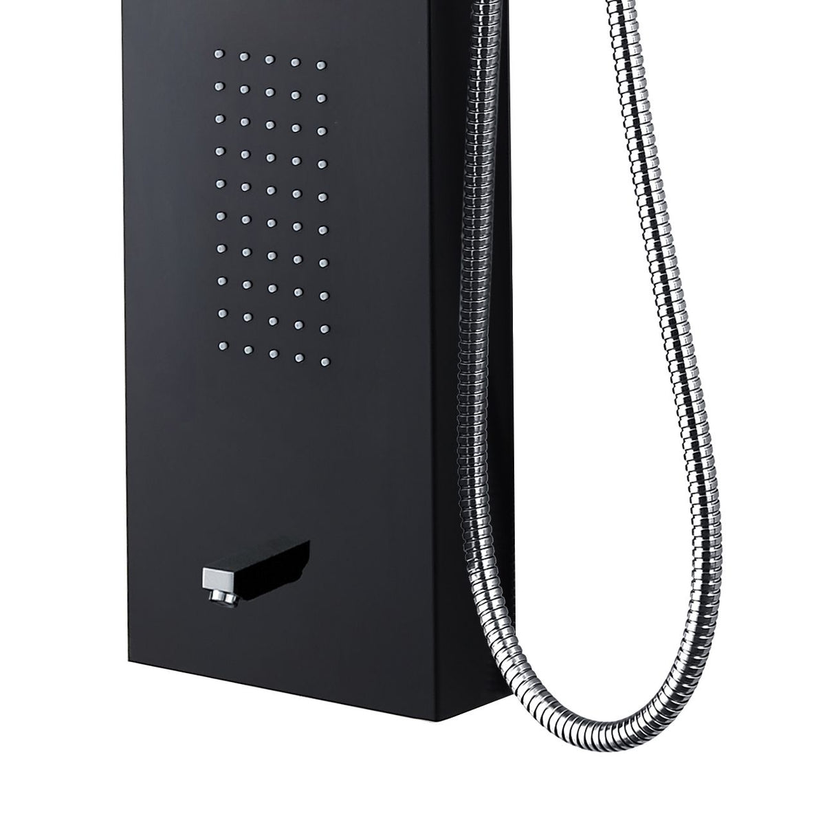 Aloni thermostatische douchepaneel zwart