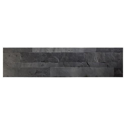 Isodeco Zelfklevende Steenstrip Natuursteen Black Carbon Zwart