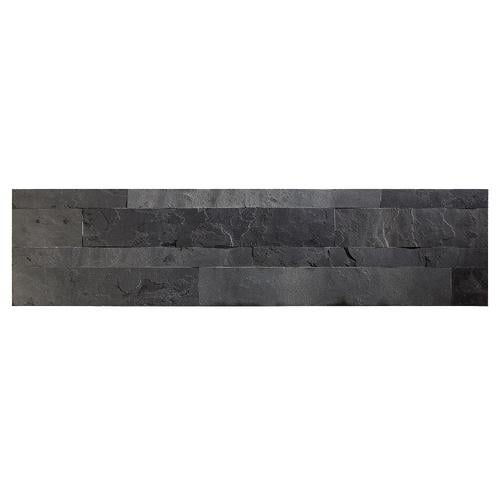 Isodeco Zelfklevende Steenstrip Natuursteen Black Carbon Zwart