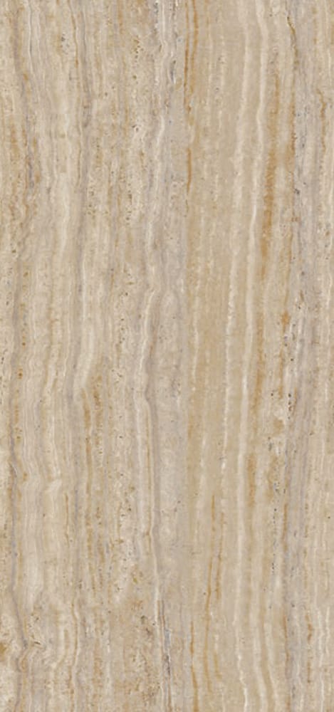 Isodeco PVC Marmer Plaat Hoogglans Travertin Zand Beige