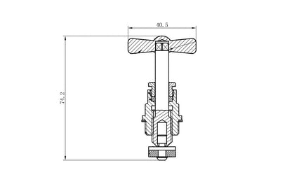 bovendeel Voor Stopkraan 12Mm Compl
