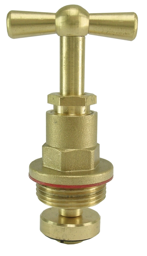 Bovendeel messing voor stopkraan Kiwa 22mm 3/4"