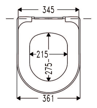 Cedo Caldera Toiletzitting/siège wc White
