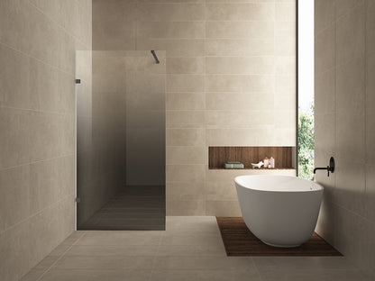 Less inloopdouche links 800 x 2000 x 8 mm nano spiegelrook- naar helder glas/gunmetal