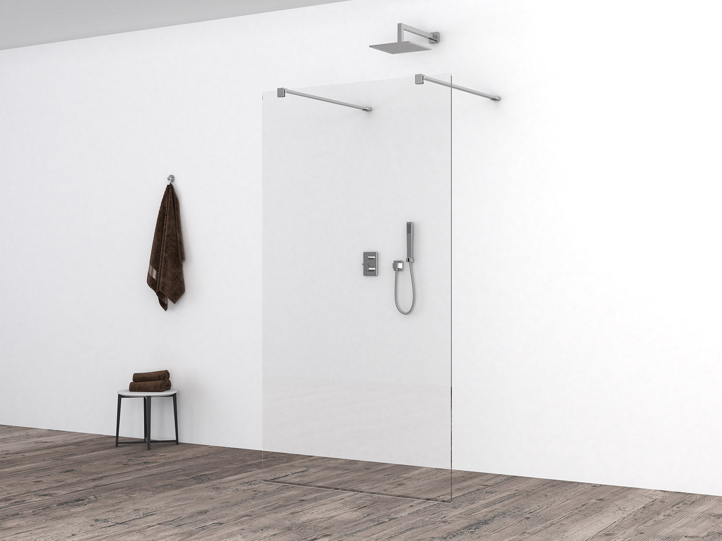 Slim glasplaat 900 x 2000 x 8 mm nano helder glas
