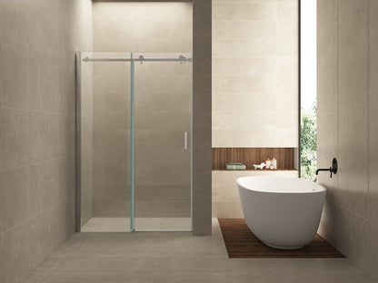 Slide nis schuifdeur 1100 x 2000 x 8 mm nano helder glas/chroom