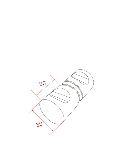 Deurknop type 4 chroom