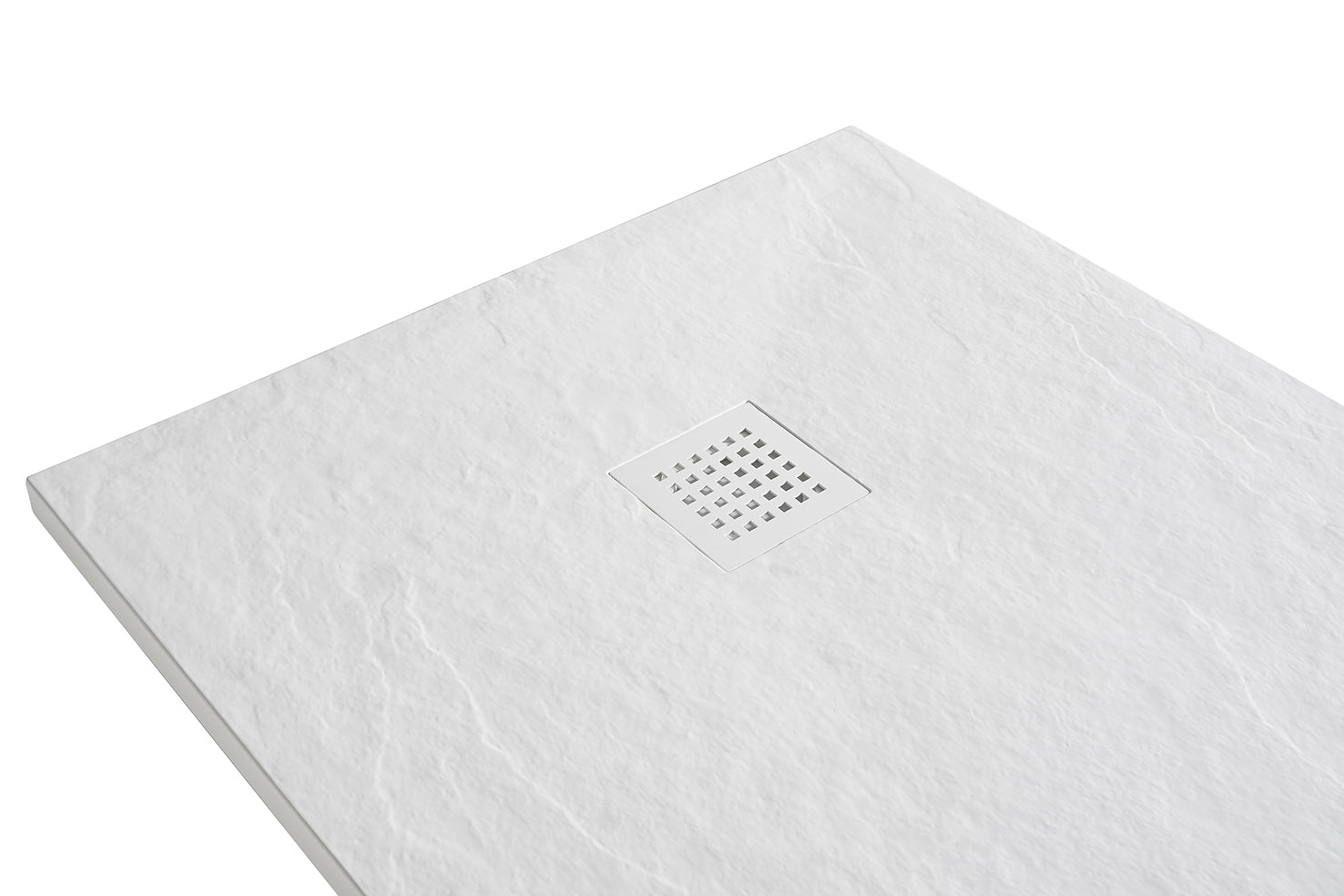 Stonea douchebak antislip composiet 800x1200x30 mm inkortbaar mat wit