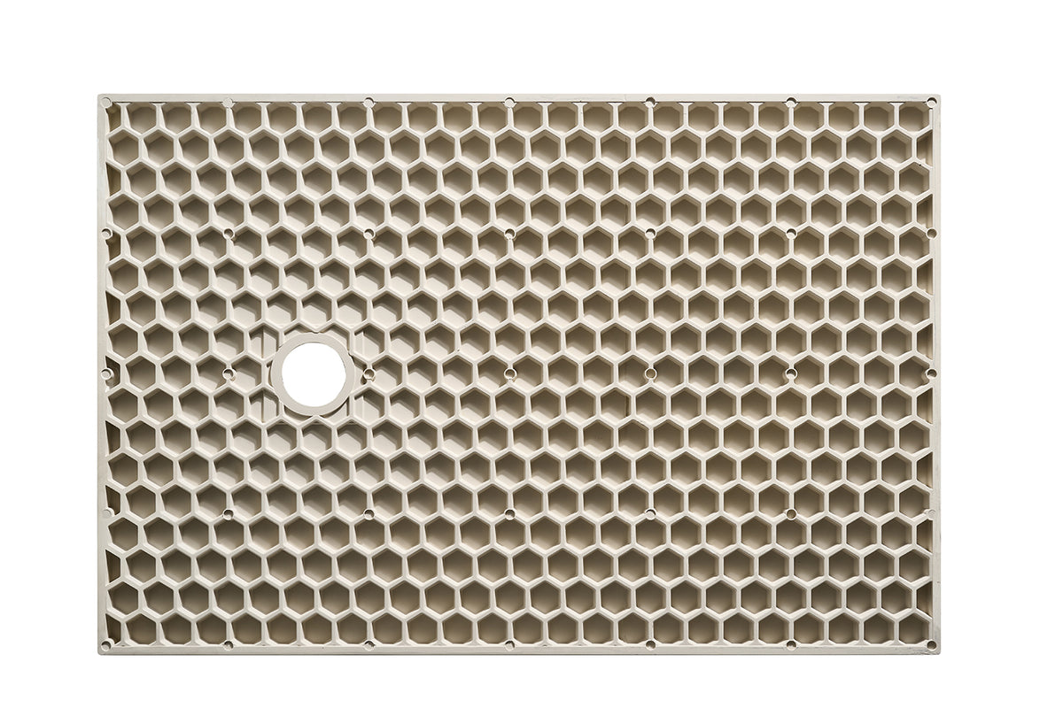 Wiesbaden stonea douchebak antislip composiet 900x1200x30 mm inkortbaar beige