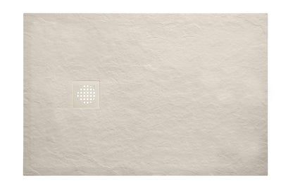 Wiesbaden stonea douchebak antislip composiet 1000 x 1200 x 30 mm inkortbaar beige