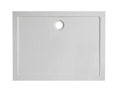 luxe douchebak SMC rechthoek 120x80x4 cm wit
