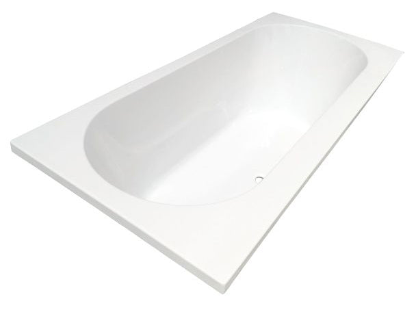 Portus RD inbouw duo ligbad 170x70x43 cm glans wit
