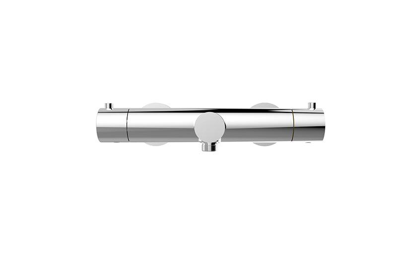 Style thermostatische badmengkraan cooltouch chroom PVD