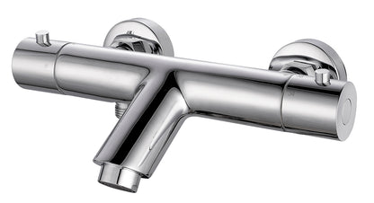 Rio thermostatische badmengkraan 15 cm chroom