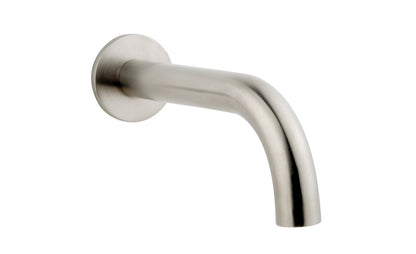 Caral baduitloop rond 20 cm 1/2'' geborsteld staal PVD