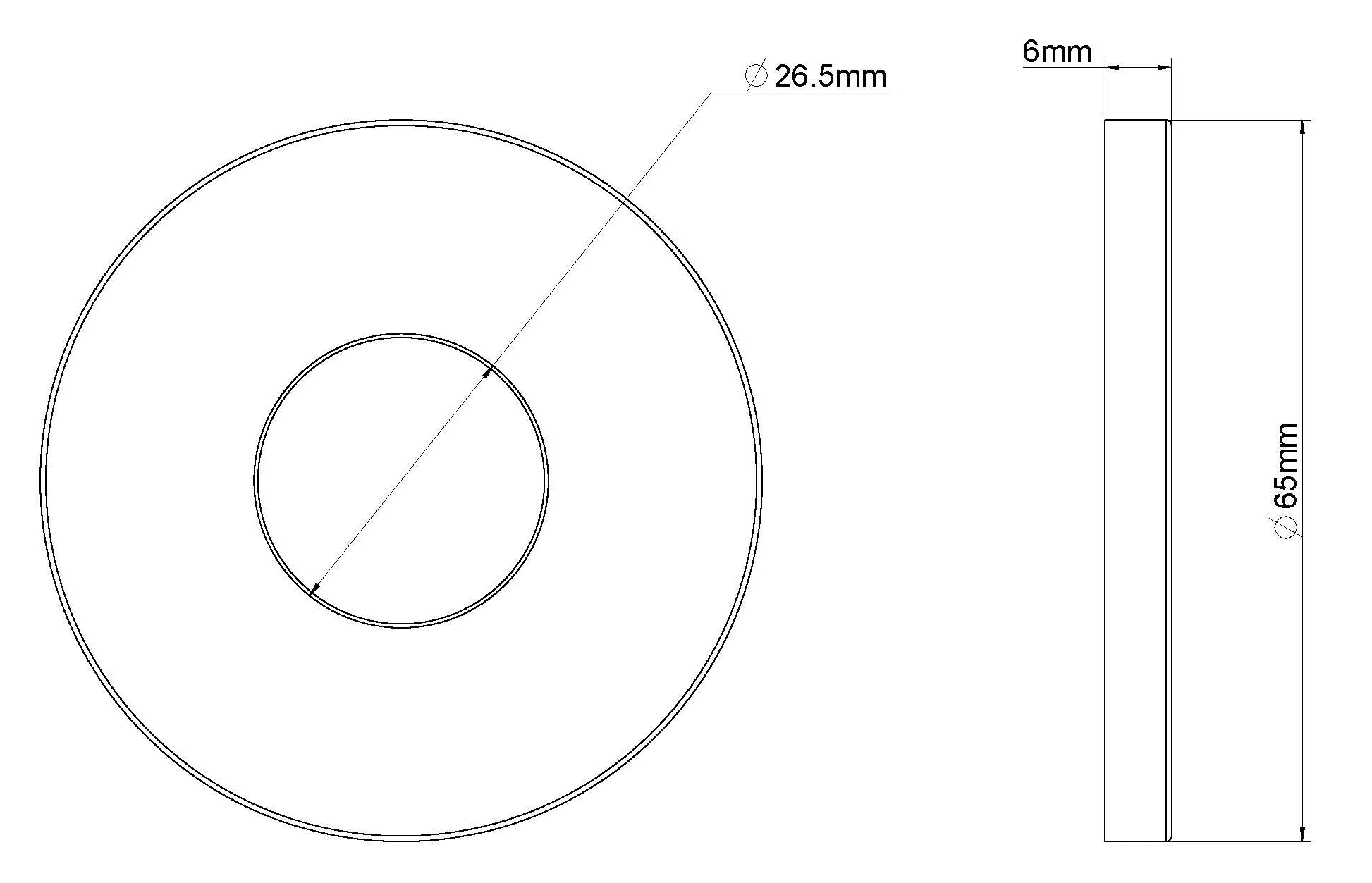 Caral rozet uitloop eenhendel wastafelkraan 65 mm chroom