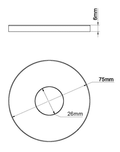 Caral rozet uitloop eenhendel wastafelkraan 75 mm geborsteld staal PVD
