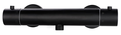 Rio thermostatische douchemengkraan 15 cm mat zwart