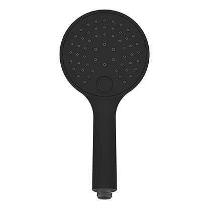UniMatch handdouche 3 standen Ø 12 cm mat zwart