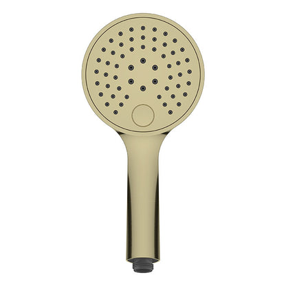 UniMatch handdouche 3 standen Ø 12 cm geborsteld messing PVD
